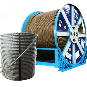 24(W)×K7 Compacted Strand Steel Wire Rope