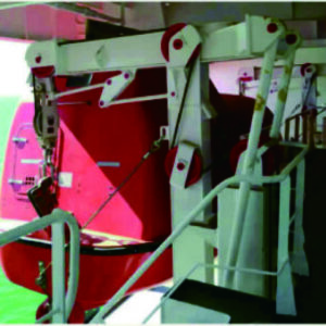 GRAVITY KNUCKLE BEAM TYPE DAVIT