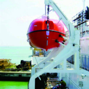 GRAVITY OVERHEAD ROLLING TYPE DAVIT