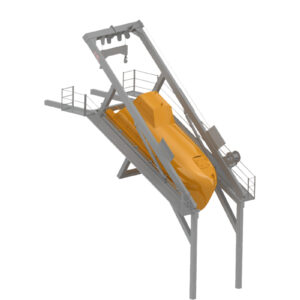 LAUNCHING APPLIANCE OF FREE FALL LIFEBOAT