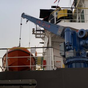 SINGE ARM SLEWING BOATRAFT DAVIT & CRANE