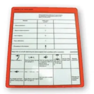 Rescue Signal Table SOLAS 2