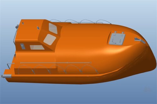 TOTALLY ENCLOSED FREE FALL LIFEBOAT