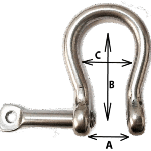 BOW CAPTIVE PIN SHACKLES