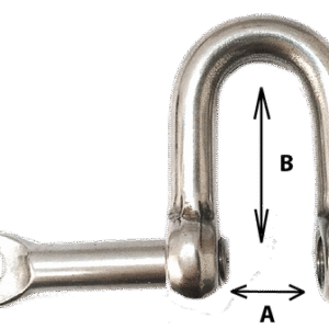 STRAIGHT CAPTIVE PIN SHACKLES