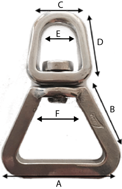 SWIVEL RING-TRIANGLE