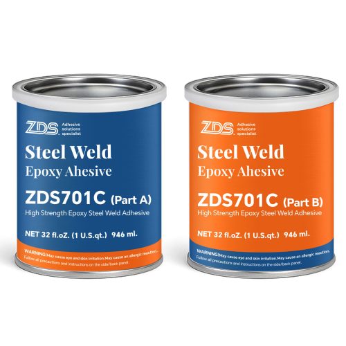 High-strength epoxy steel  weld adhesive