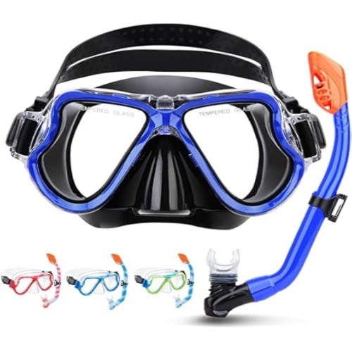 M330 diving goggles and snorkel set